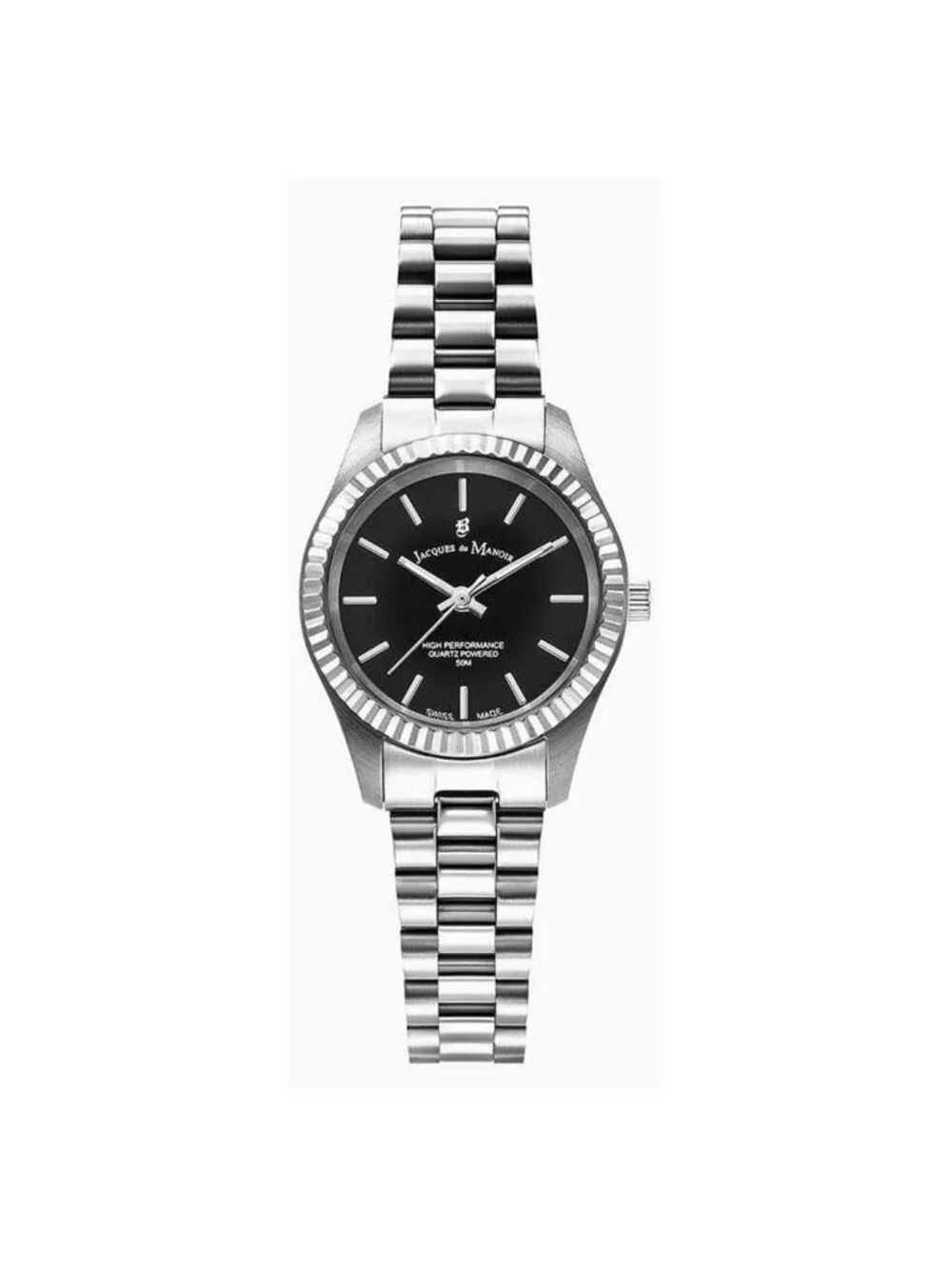 NWT Jacques Du Manoir Inspiration Prime Black Dial Ladies Watch